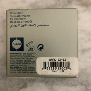 Cargo Makeup - NIB Cargo Tin Bronzer In Dark Cargo Makeup - NIB Cargo Tin Bronzer In Dark
